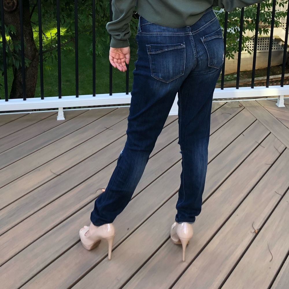 Express Distressed Jean Legging - image 2